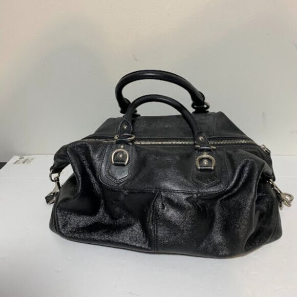 Coach Black Women's Satchel Doctors Bag Shoulder Bag Large - Picture 6 of 12